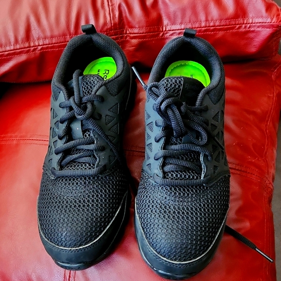Reebok Sublite Cushion Slip Resistant Shoe Sz Men 4.5W/Wmn6.5W. Black New. - Picture 12 of 15